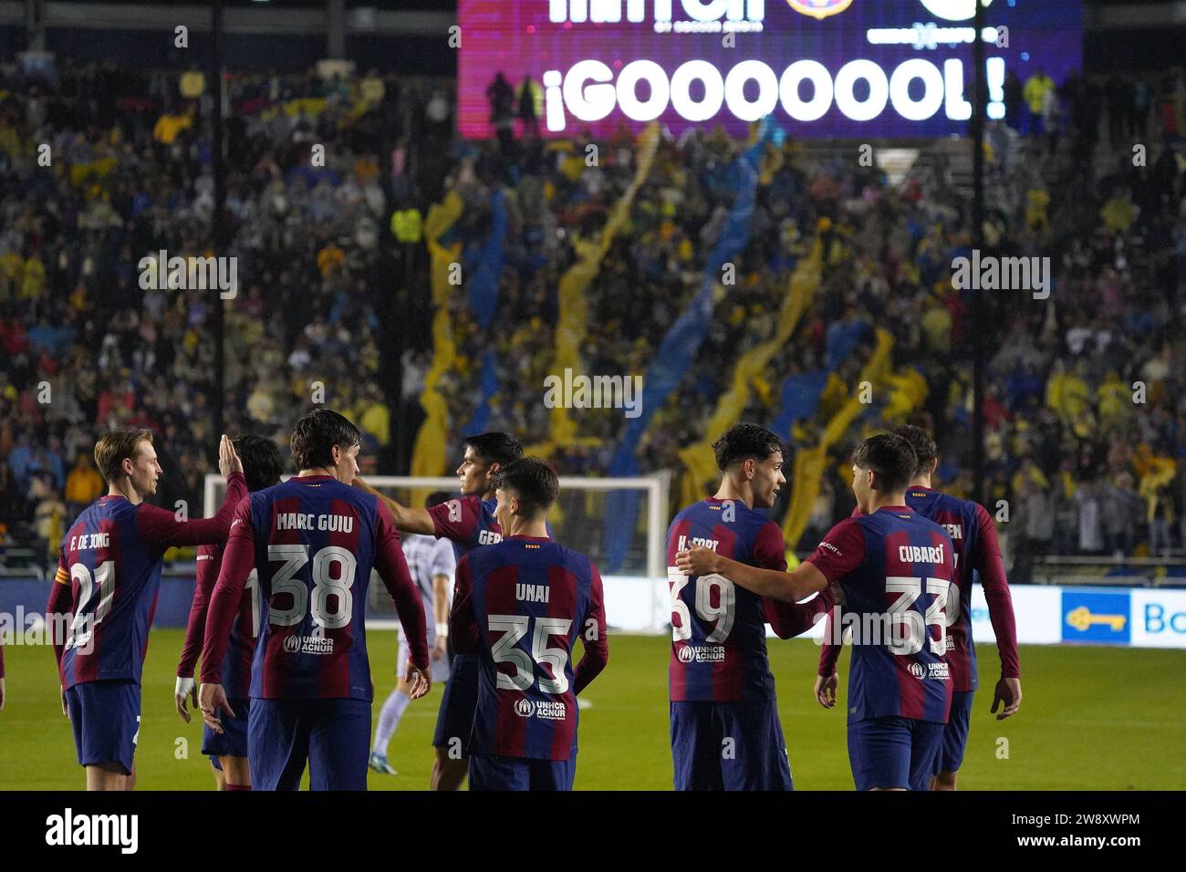 Dallas, USA. 21st Dec, 2023. Dallas, Texas, United States Barcelona's