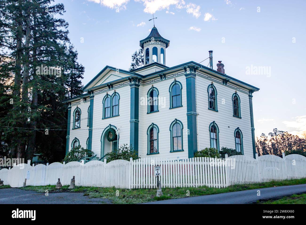 The Potter Schoolhouse in Bodega, in west Sonoma County in Northern
