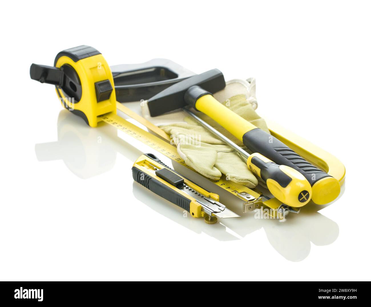Stack of tools for repairs Stock Photo