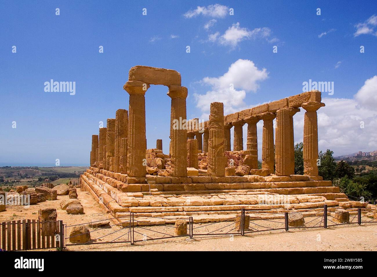 Agrigento, Temple of Juno lakinia Stock Photo