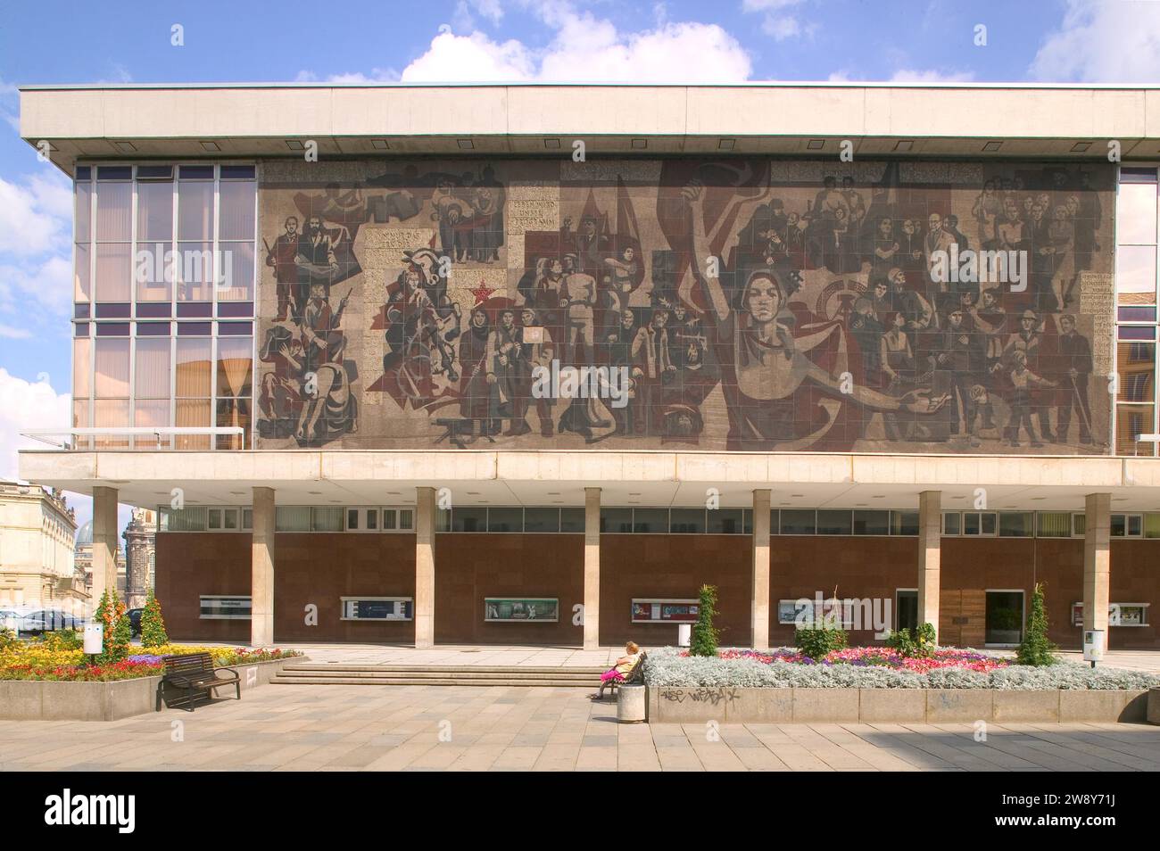 Dresden Palace of Culture Stock Photo