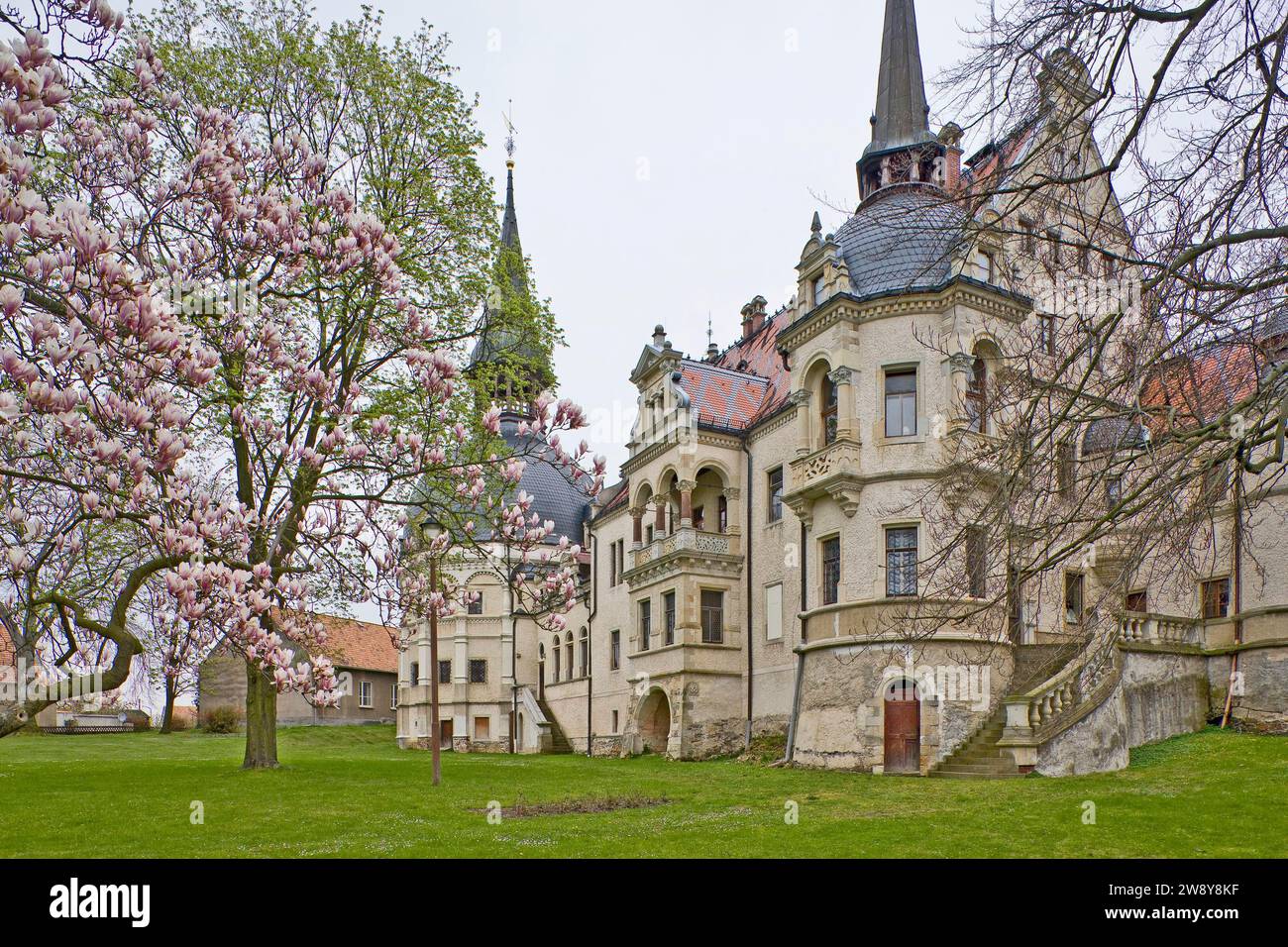 Schoenfeld Castle near Grossenhain Stock Photo - Alamy