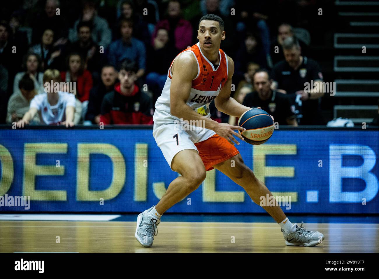 Hasselt, Belgium. 22nd Dec, 2023. Leuven's Tyreke Key pictured in