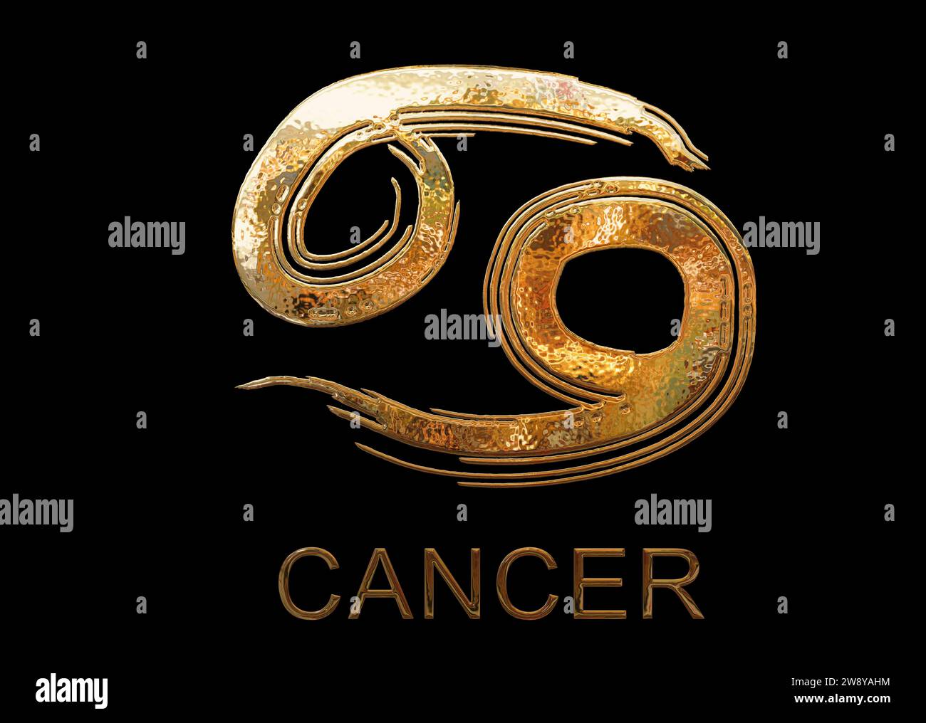 cancer sign, zodiac Stock Photo - Alamy