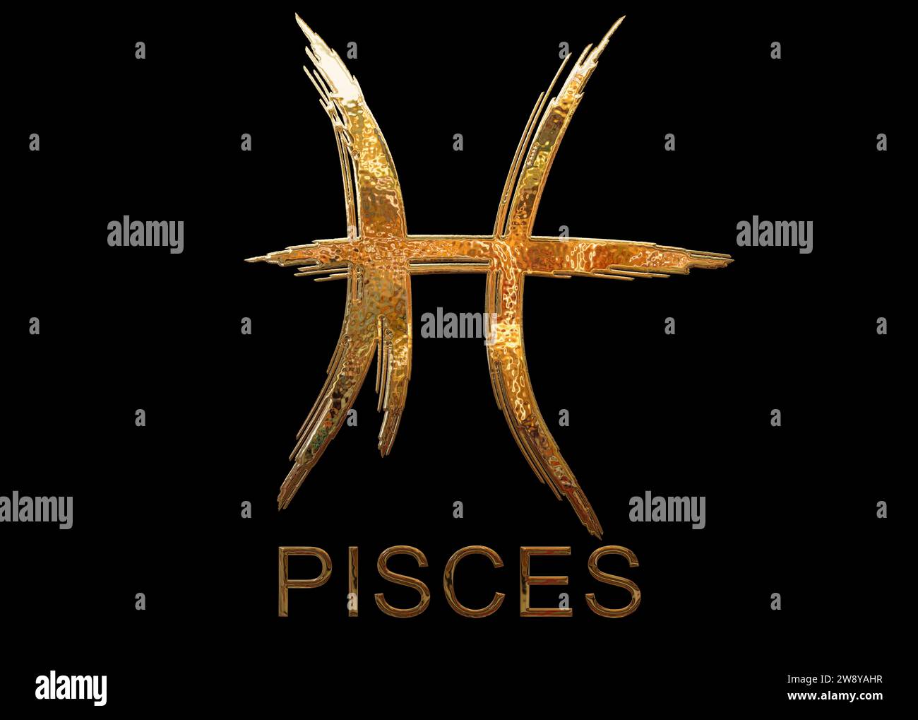 Pisces, zodiac sign Stock Photo Alamy