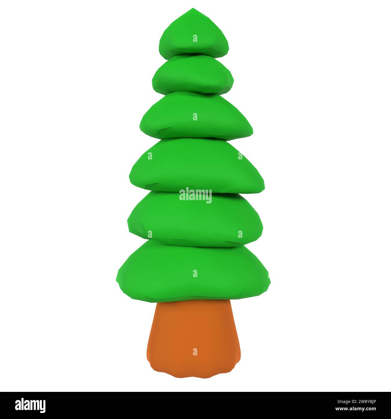 Pine Tree isolated on white background Stock Photo - Alamy