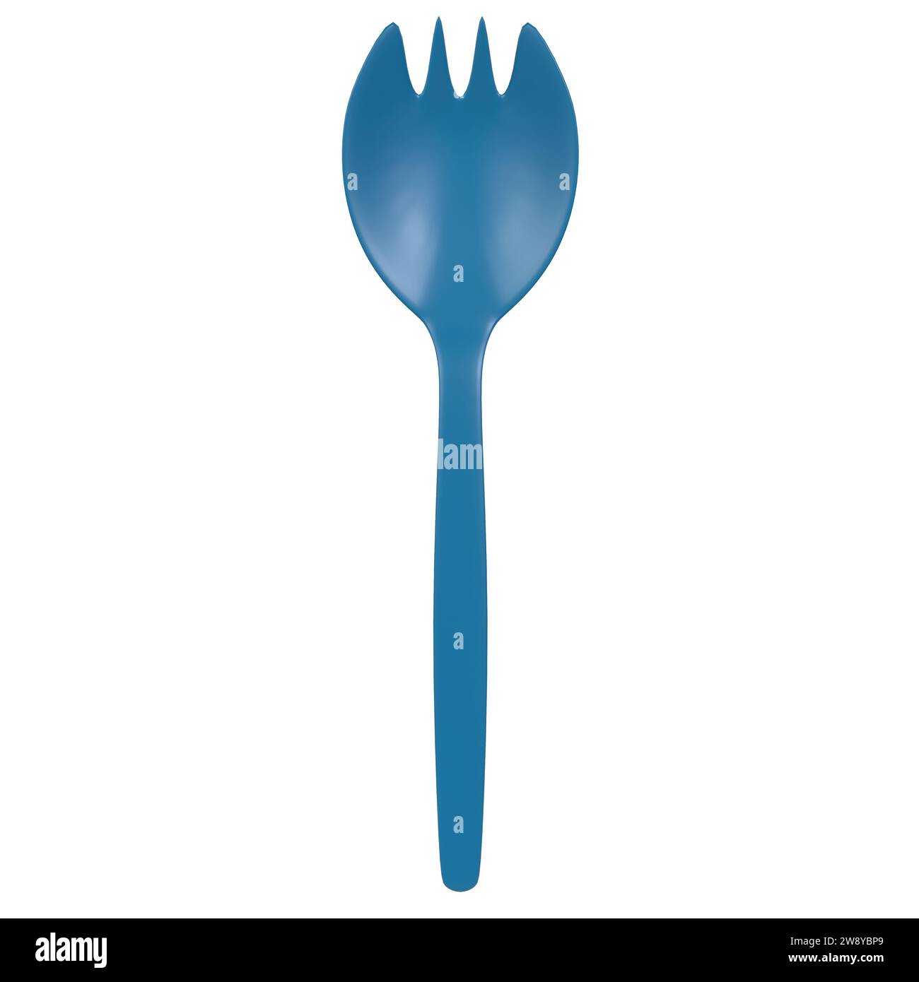 Plastic Spork isolated on white background Stock Photo Alamy