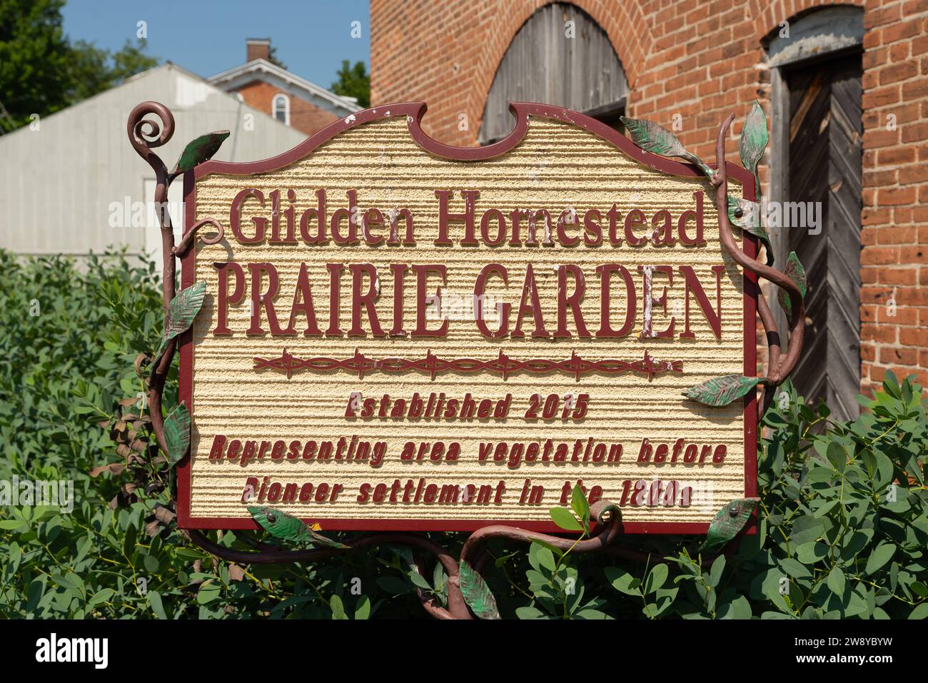 DeKalb, Illinois United States August 15th, 2023 Sign for the