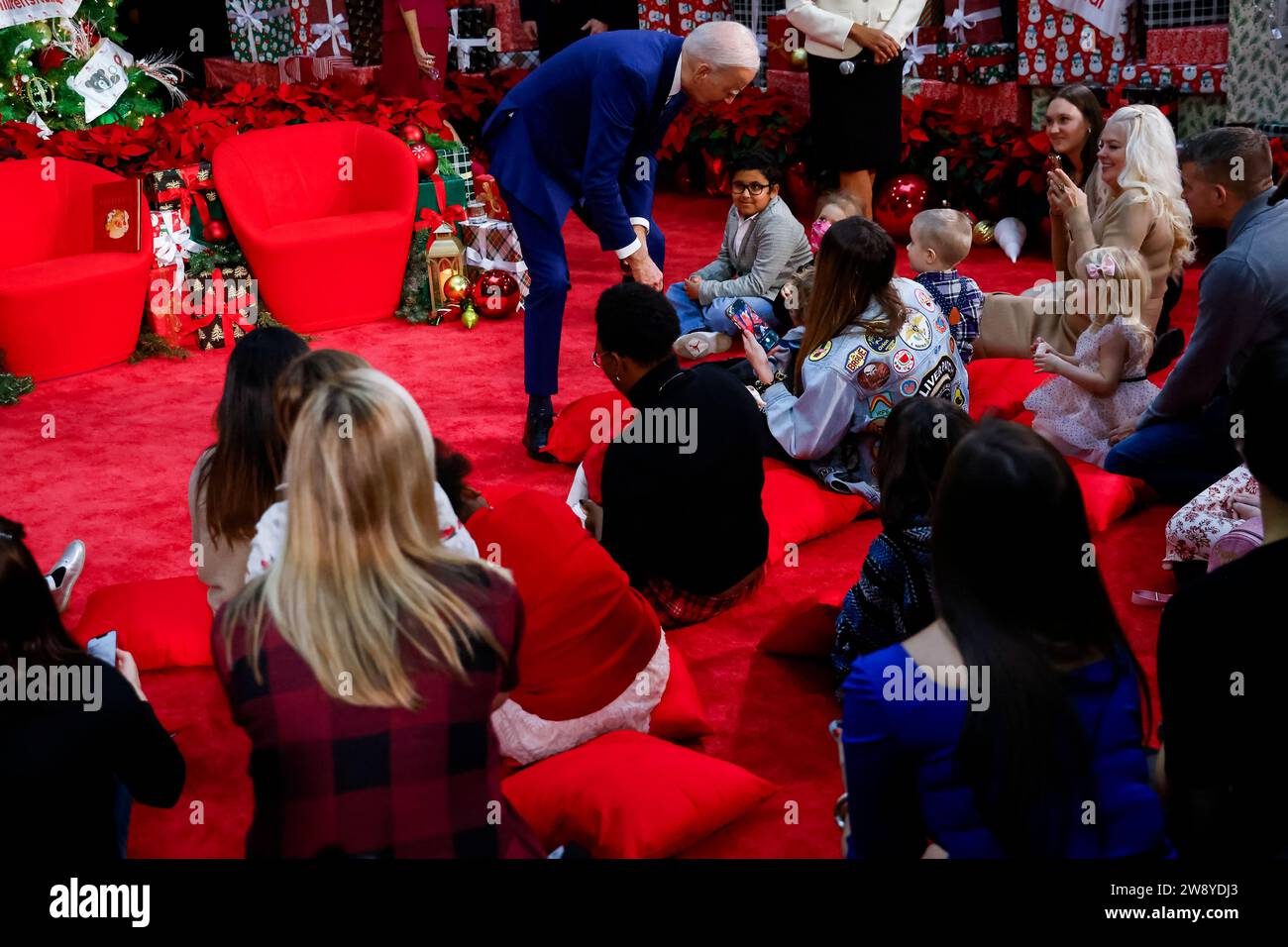 Washington, United States. 22nd Dec, 2023. President Joe Biden meets