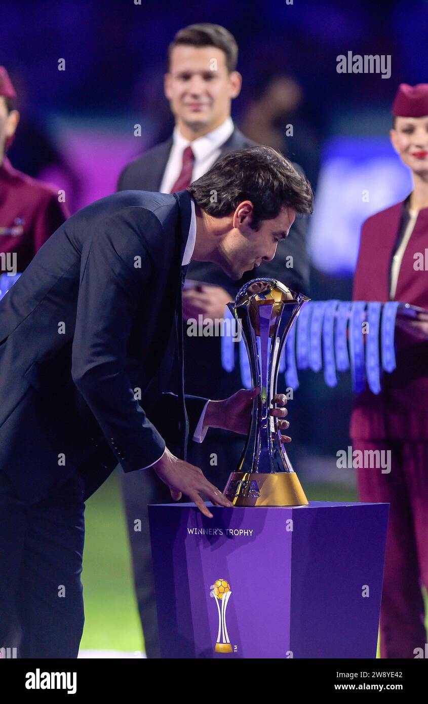 Kaka during the FIFA Club World Cup 2023 final at the King Abdullah Sports City Stadium, Jeddah, Saudi Arabia. Picture date: Friday December 22, 2023. Stock Photo