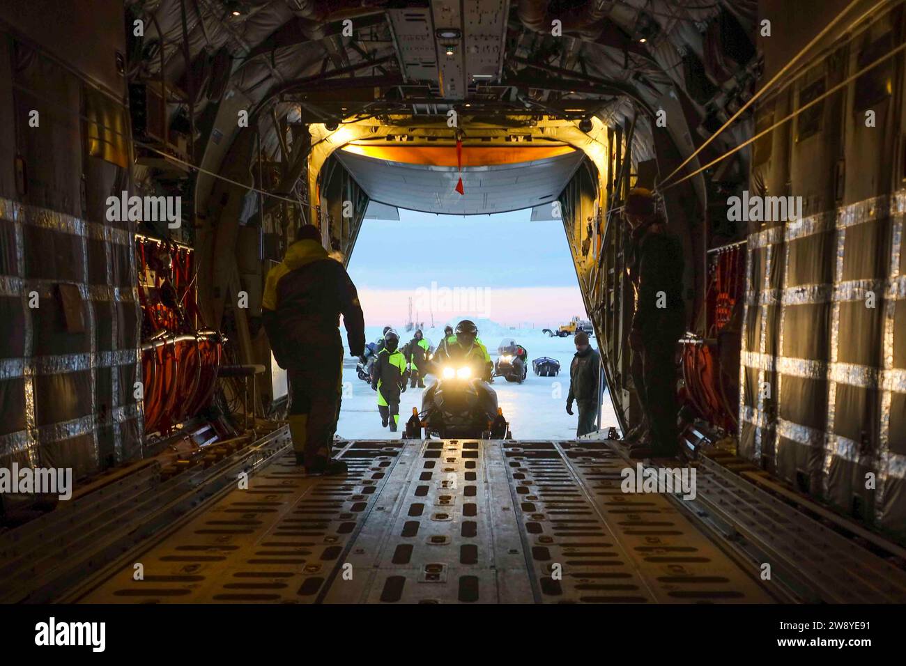 Anchorage, Alaska, USA. 13th Dec, 2023. U.S. Marines with 4th Law