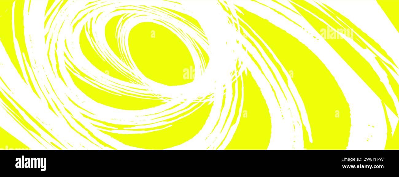 green background with circular brush strokes Stock Vector