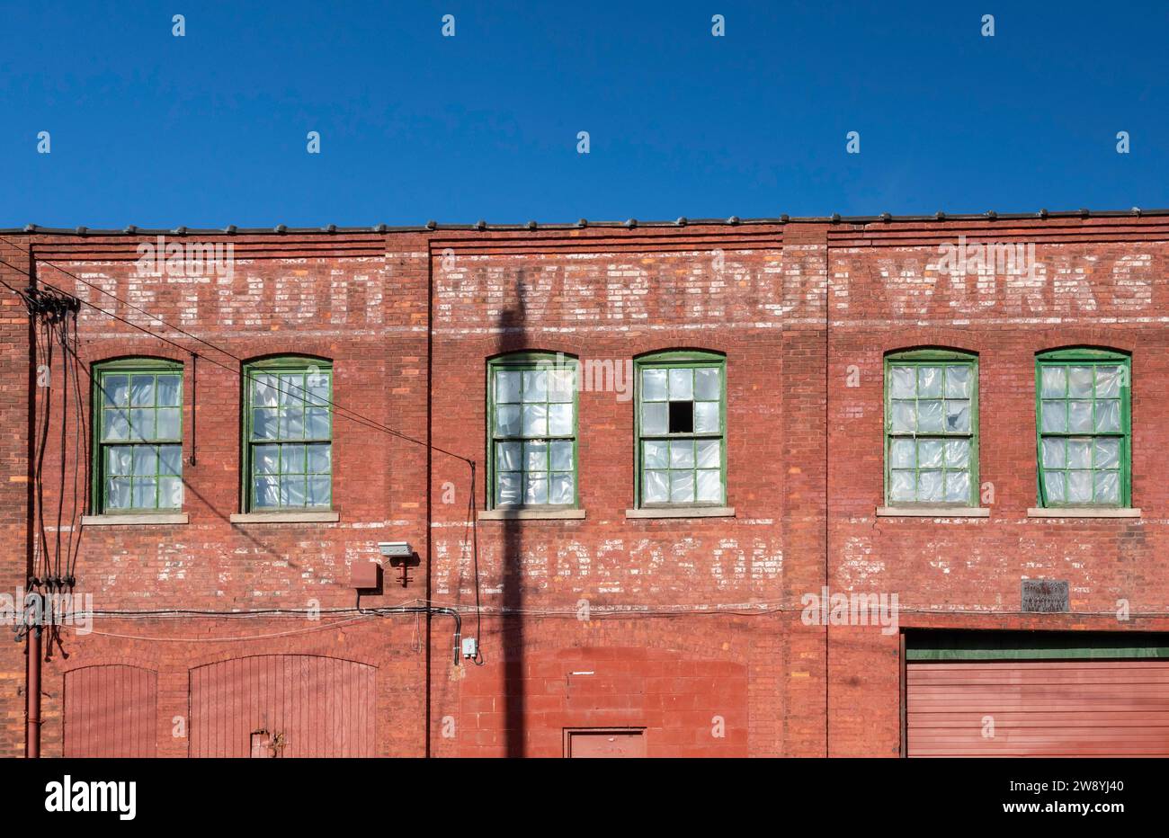 Detroit, Michigan The Detroit River Iron Works, an old industrial