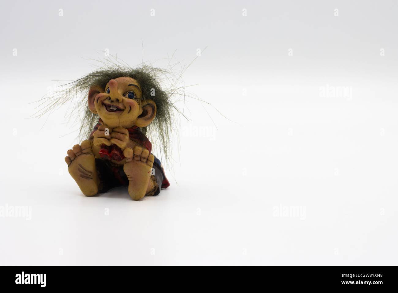Ugly dirty troll toy from Norway Stock Photo