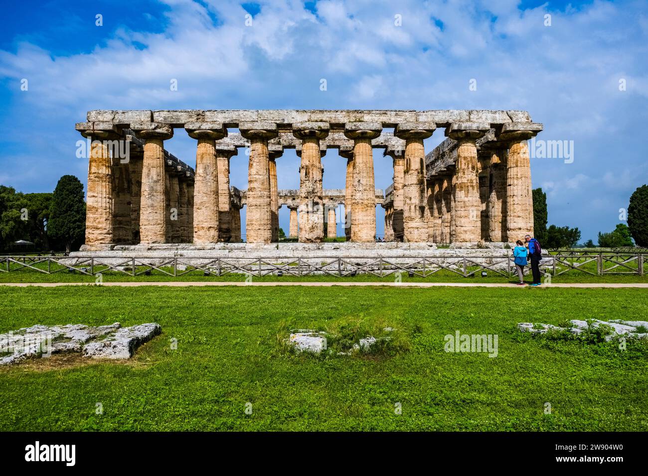 First Temple of Hera, belonging to the ruins of Paestum, an important