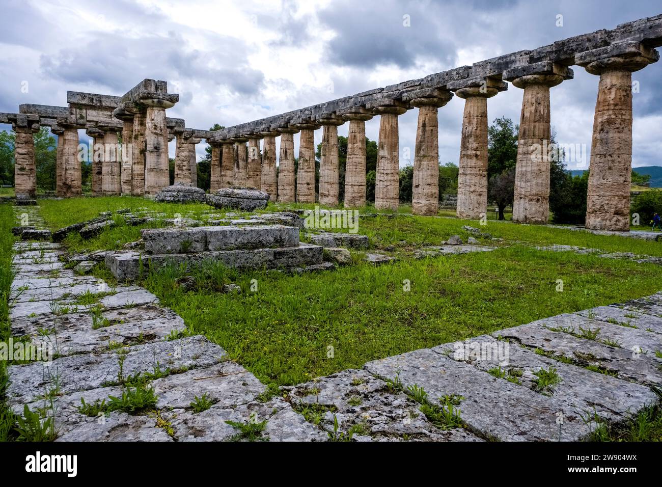 First Temple of Hera, belonging to the ruins of Paestum, an important
