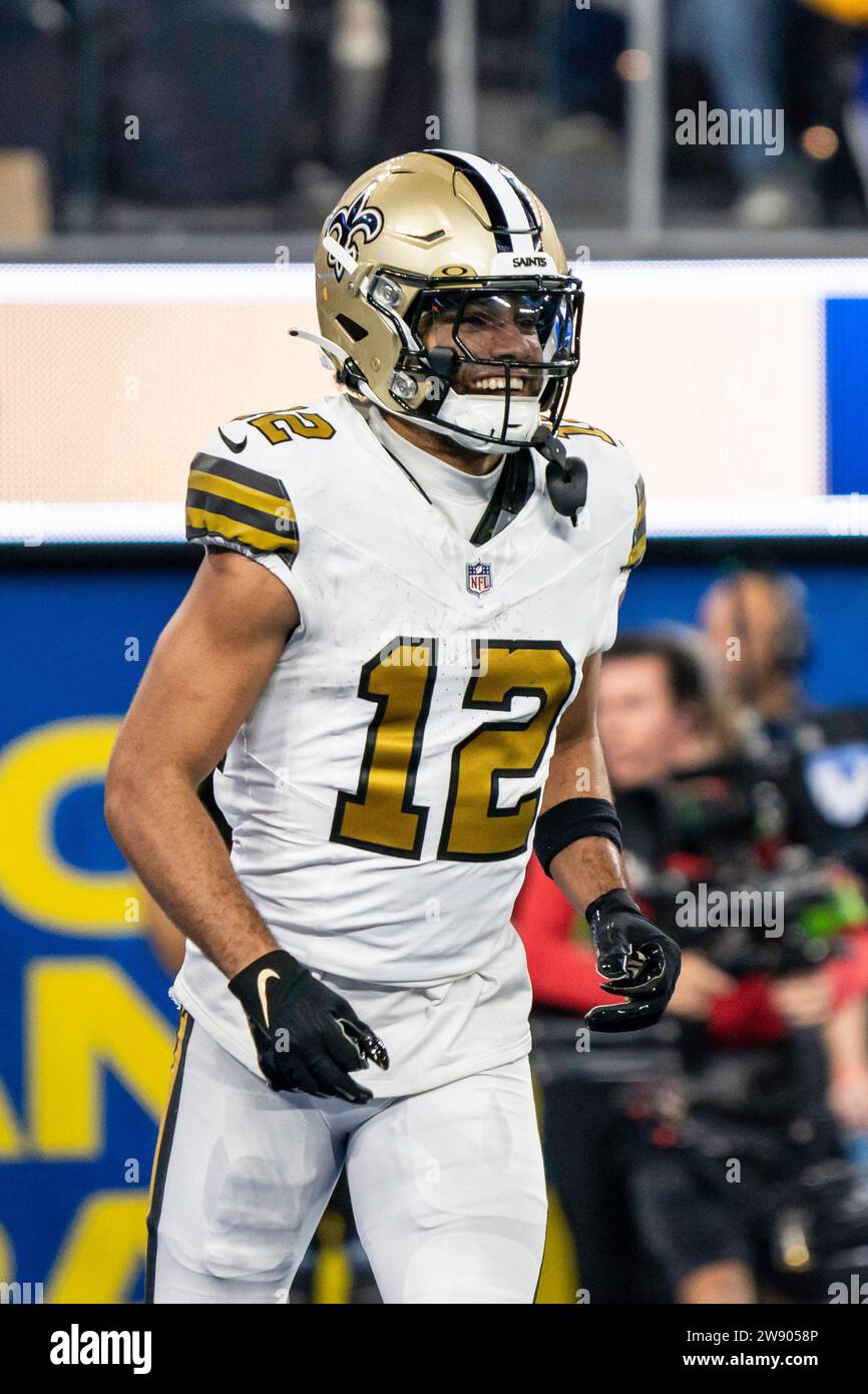 New Orleans Saints Wide Receiver Chris Olave (12) During A NFL Game ...