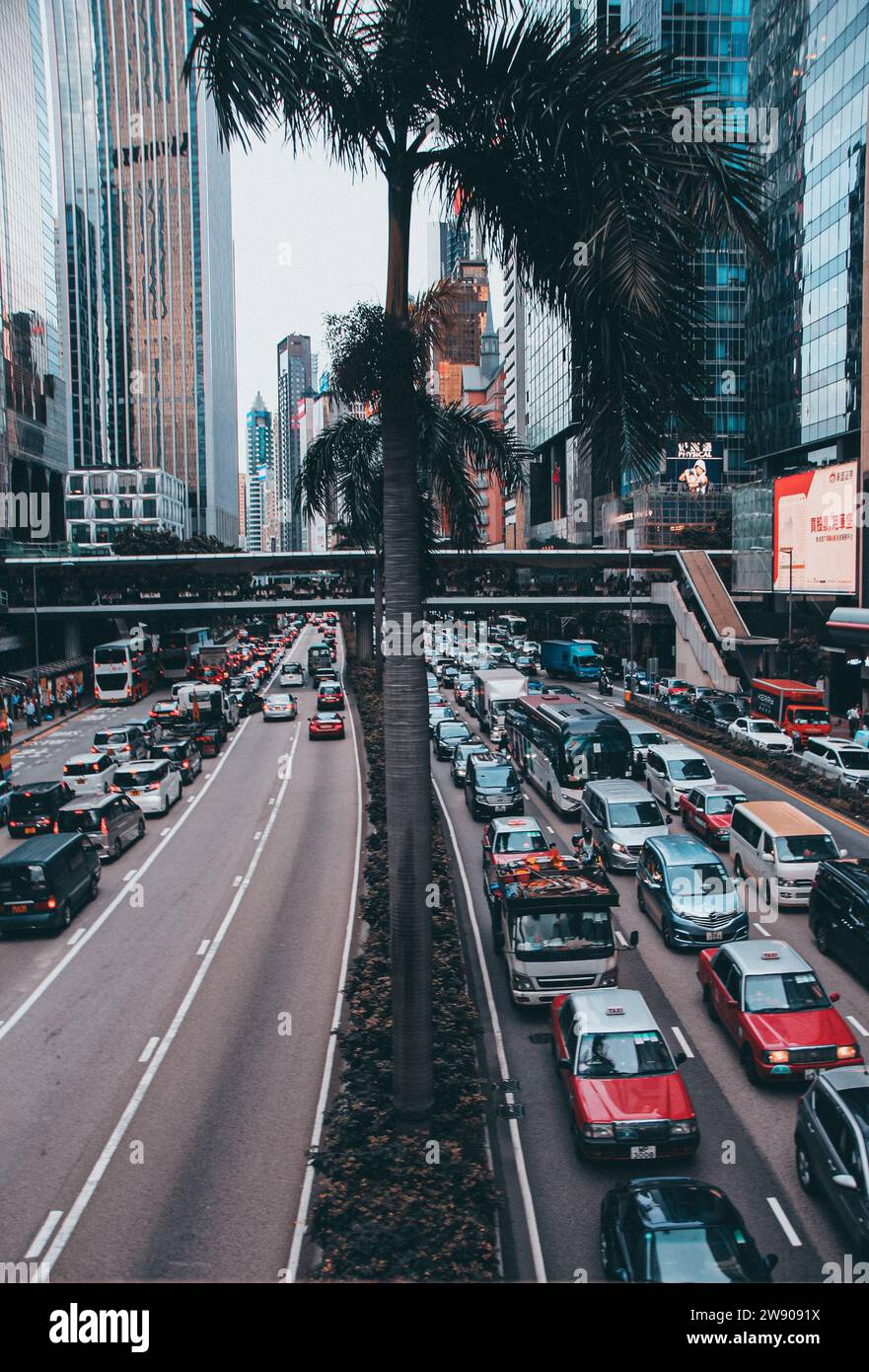 Streets of Hong Kong Stock Photo