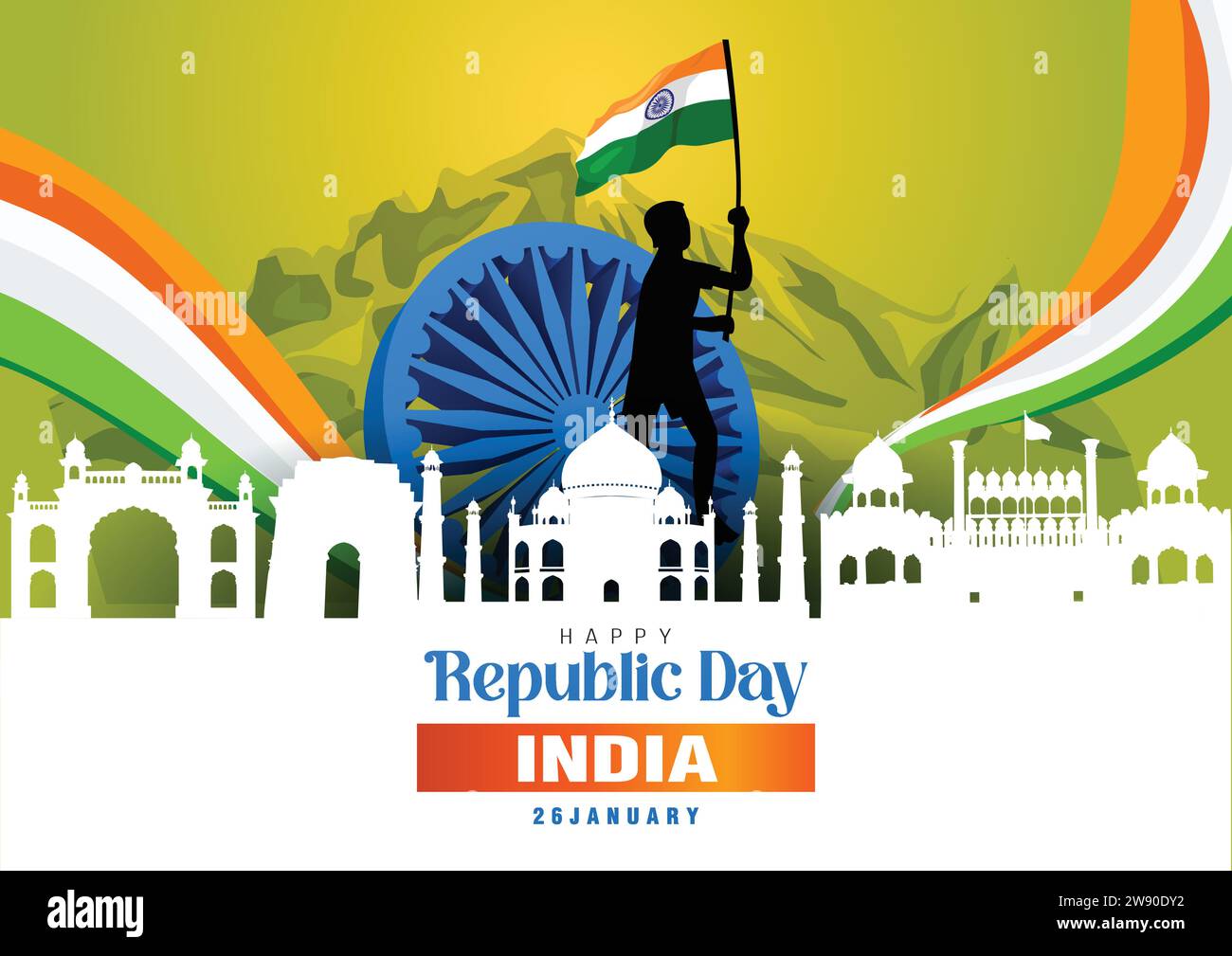 happy republic day India.26th January background. abstract vector ...