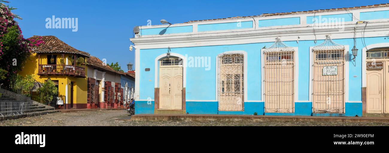 Tirinidad, Cuba - 13 August 2023: view at the colonial town of Trinidad on Cuba Stock Photo