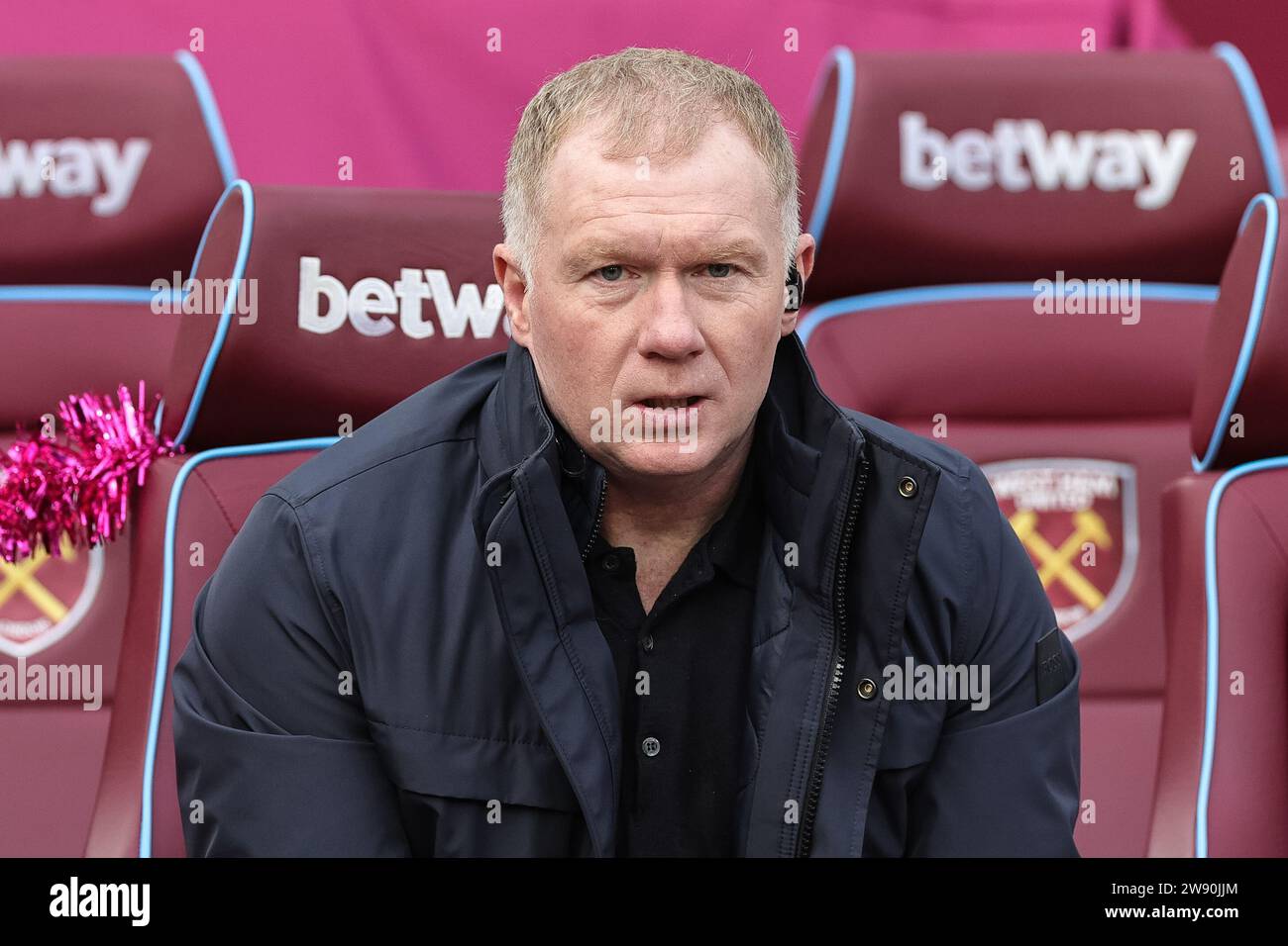 London, UK. 23rd Dec, 2023. Former Manchester United legend Paul