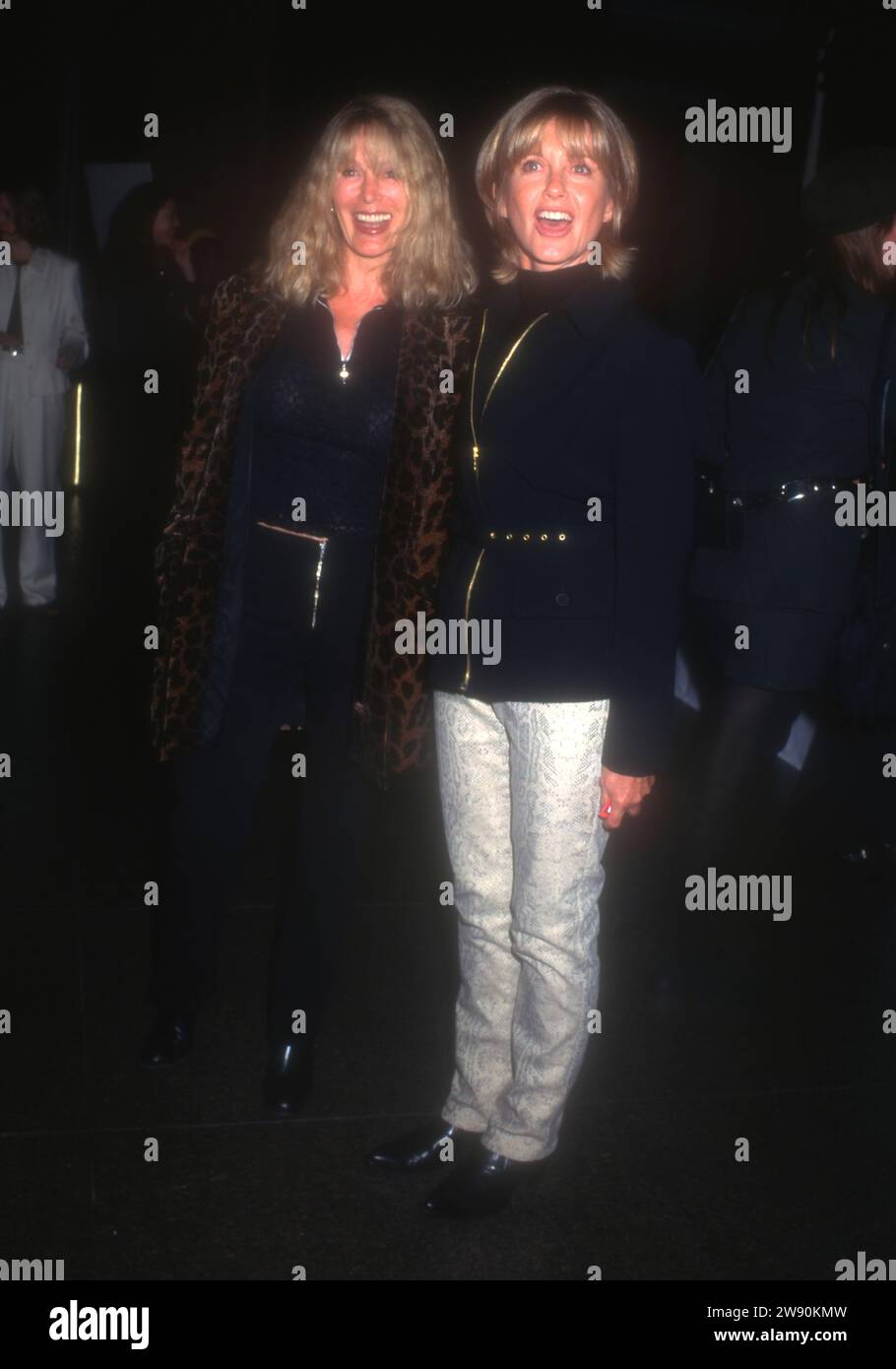 Los Angeles, California, USA 1st October 1996 Actress Rona Newton-John and sister Singer Olivia Newton-John attend HBOÕs If These Walls Could Talk Premiere at DirectorÕs Guild of America on October 1, 1996 in Los Angeles, California, USA. Photo by Barry King/Alamy Stock Photo Stock Photo