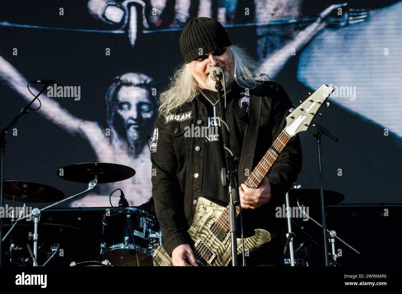 Tom G. Warrior (Thomas Gabriel Fischer) of Triptykon performing a