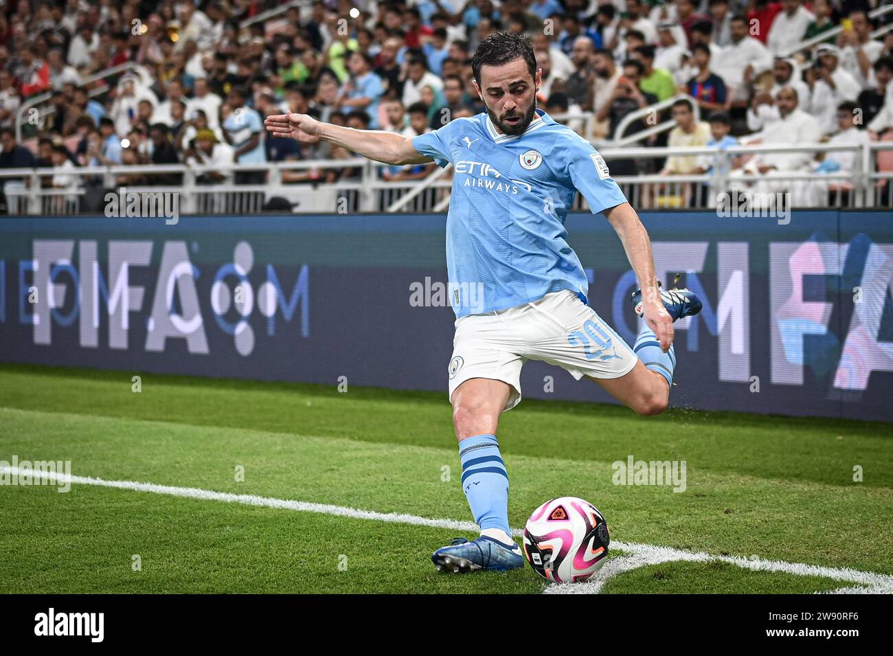 Jeddah, Saudi Arabia. 22nd Dec, 2023. JEDDAH, SAUDI ARABIA - DECEMBER 22: Bernardo Silva of Manchester City during the FIFA Club World Cup Final match between Manchester City and Fluminense at King Abdullah Sports City on December 22, 2023 in Jeddah, Saudi Arabia. (Photo by Alexandre Neto/SPP) (Alexandre Neto/SPP) Credit: SPP Sport Press Photo. /Alamy Live News Stock Photo