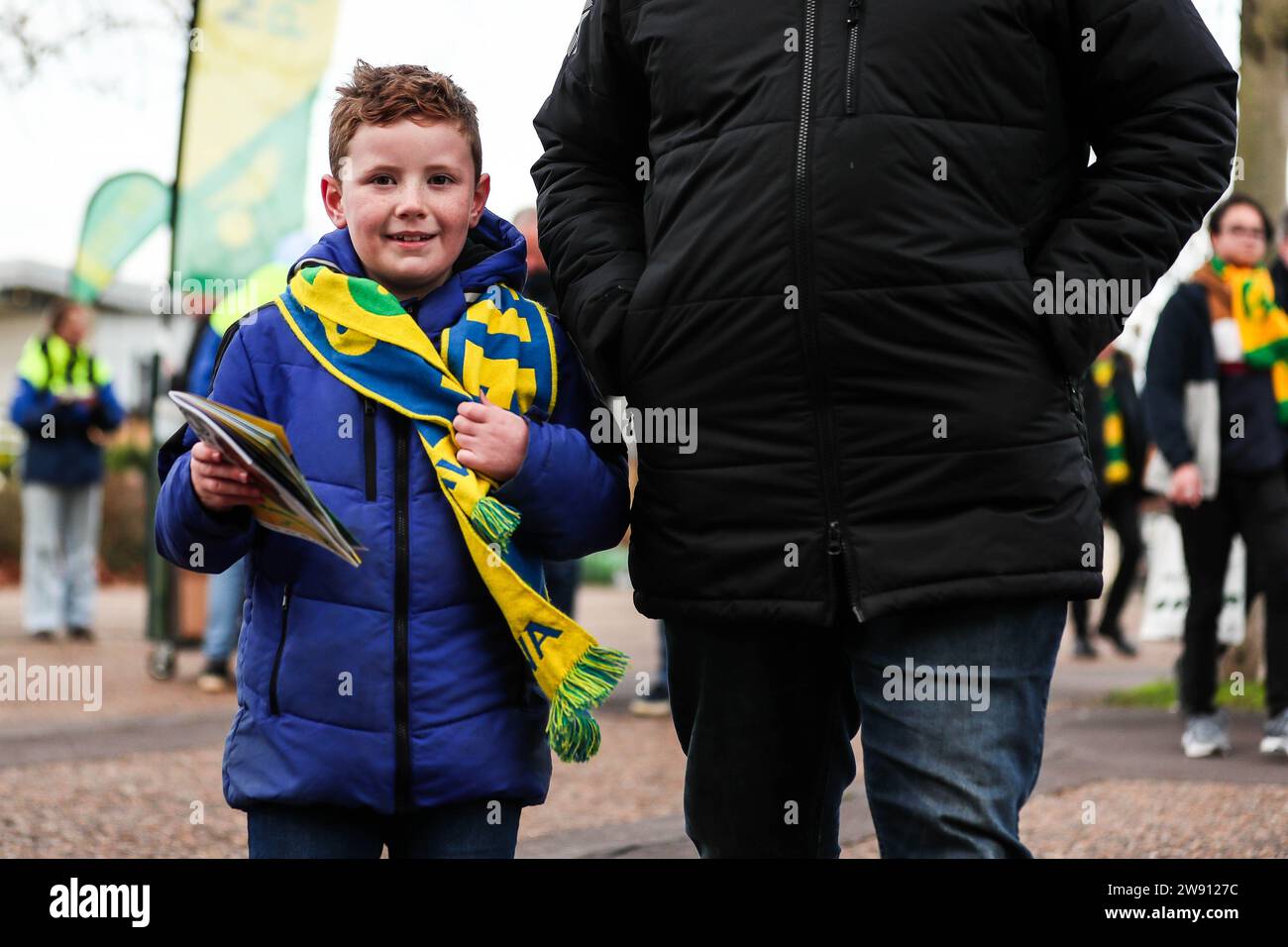 Fans arrive prior to kick off during the Sky Bet Championship match at ...