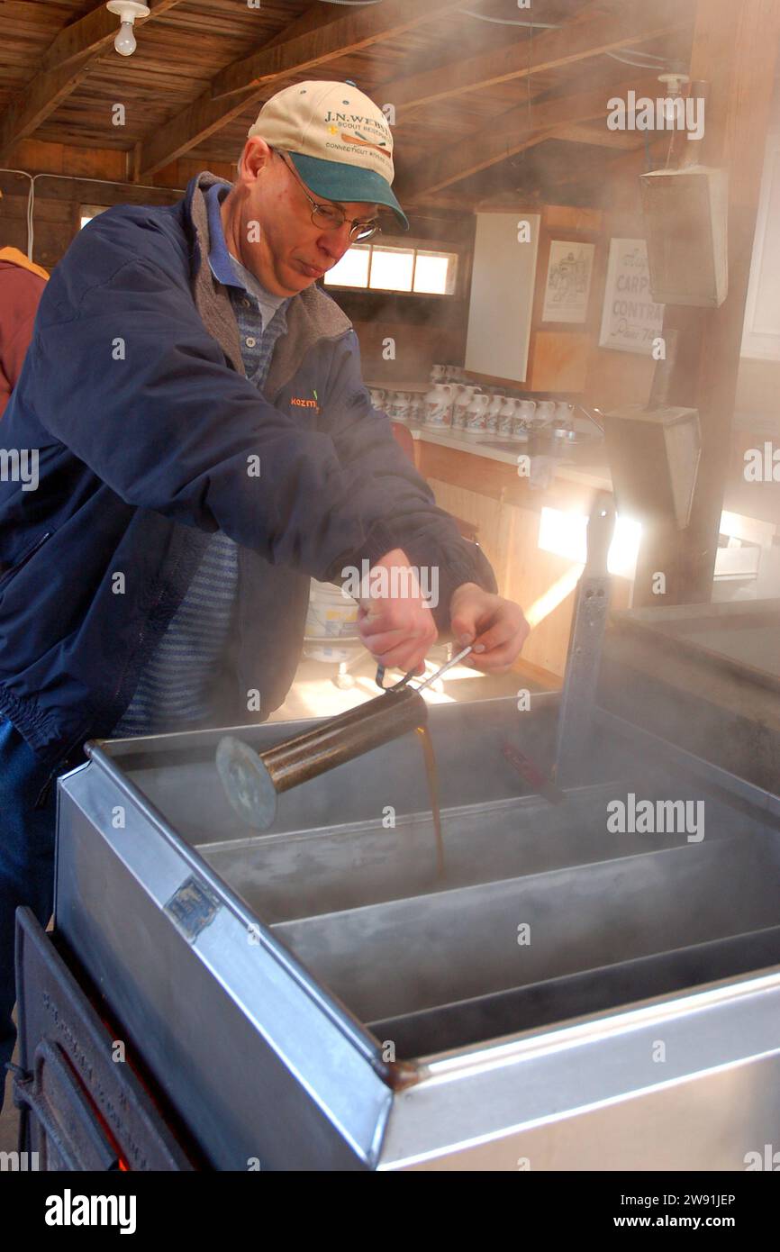 The Process of Making Maple Syrup Involves Boiling and Evaporating the ...