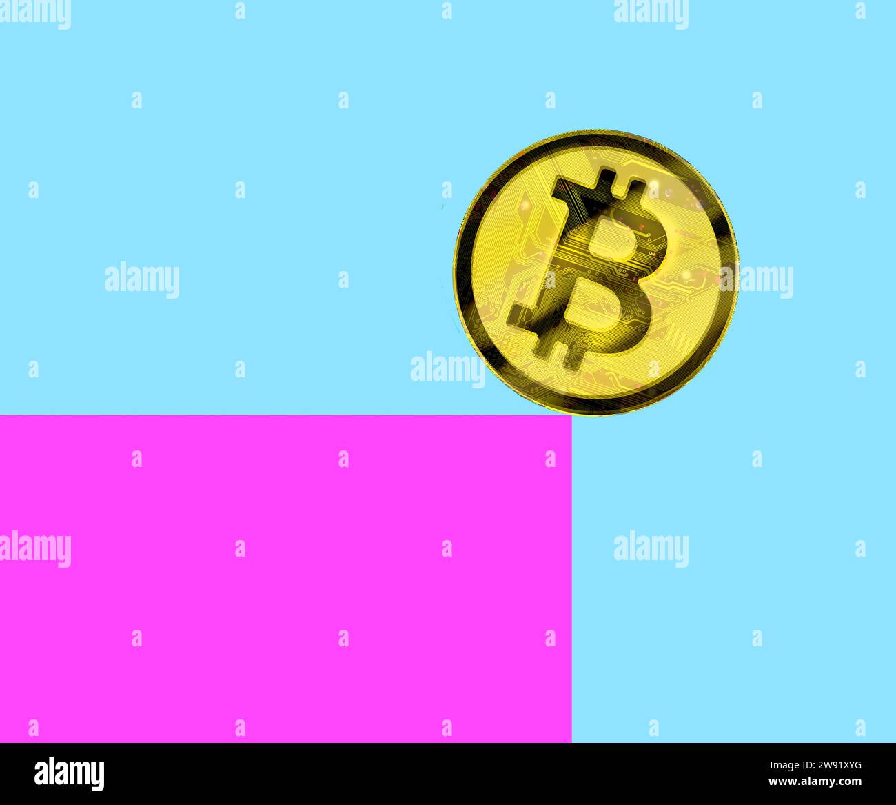 Pink bitcoin hi-res stock photography and images - Alamy