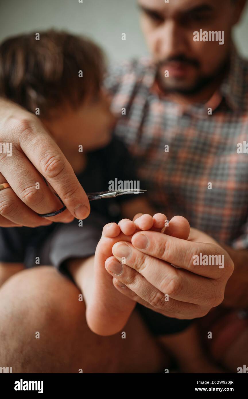 100+ Mother Hand Cut Nails For Kid By Using Nail Clipper Stock Videos and  Royalty-Free Footage - iStock