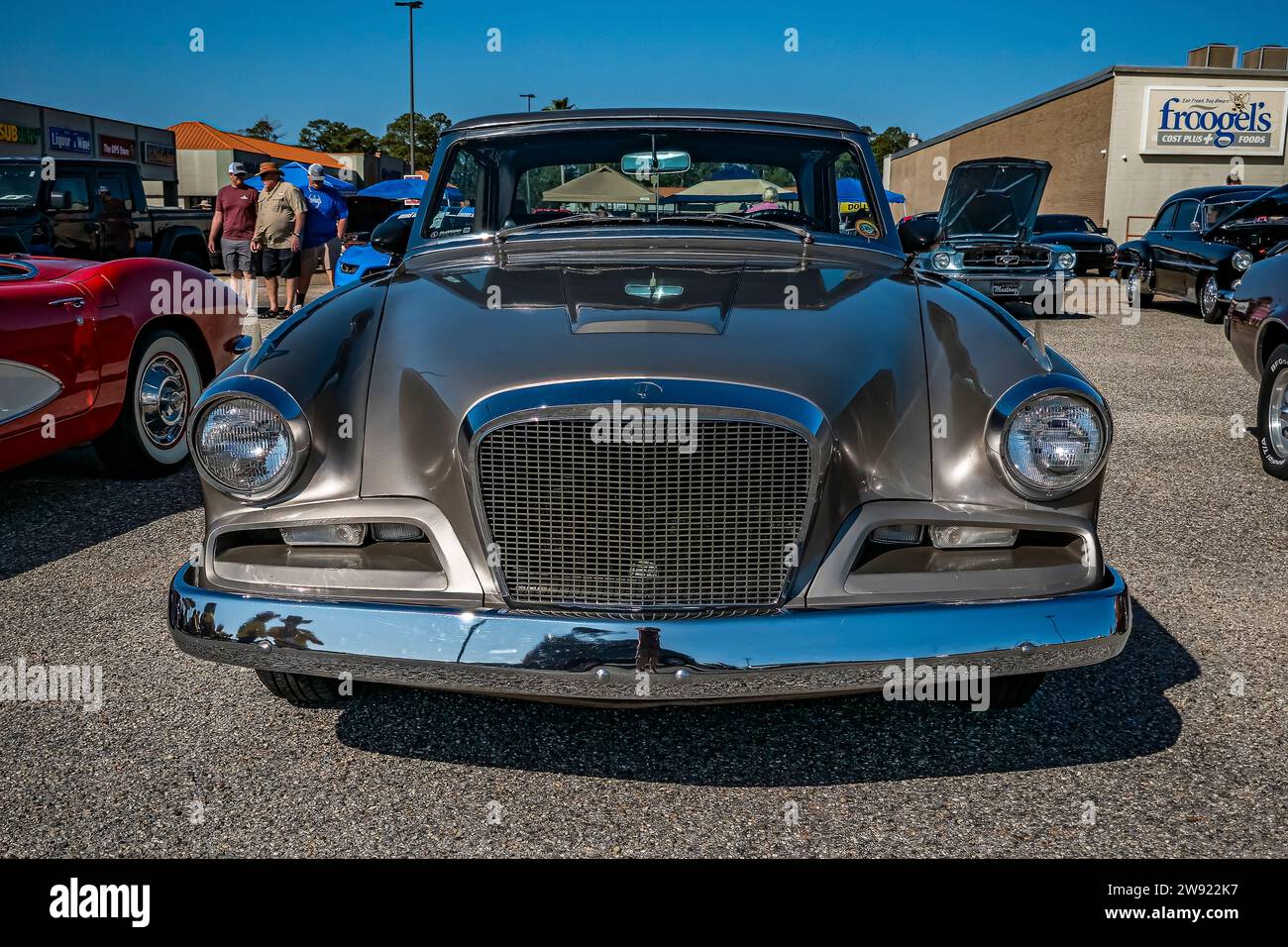 Gulfport, MS October 01, 2023 High perspective front view of a 1962