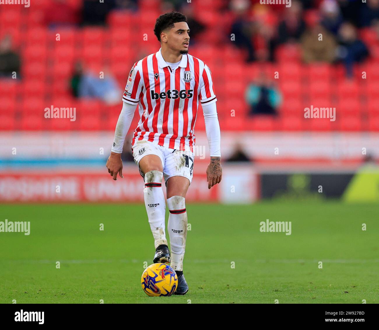 Ki-Jana Hoever #17 of Stoke City during the Sky Bet Championship match ...