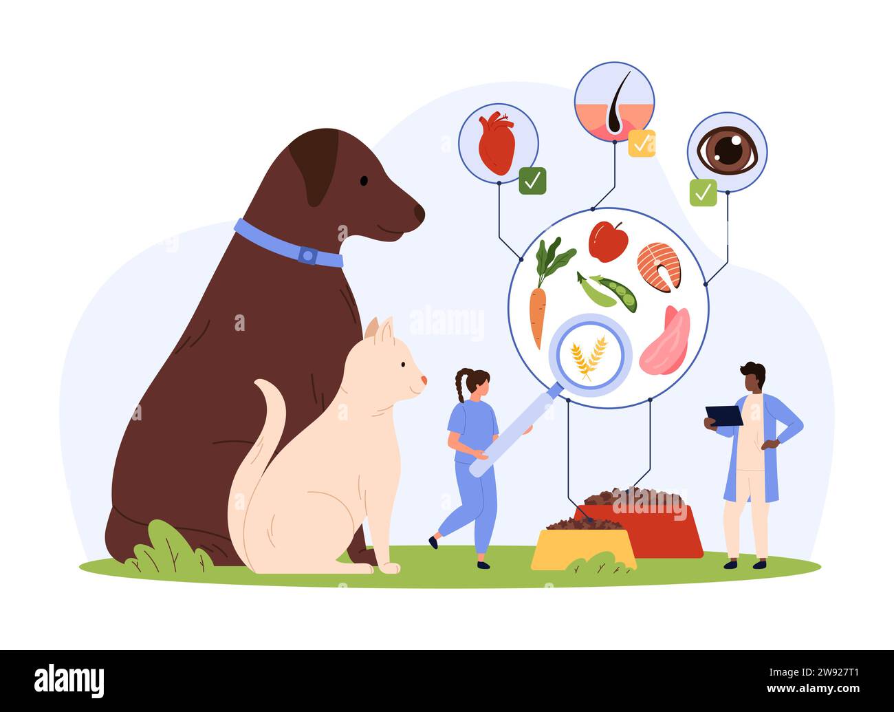Cat in research lab Stock Vector Images Alamy