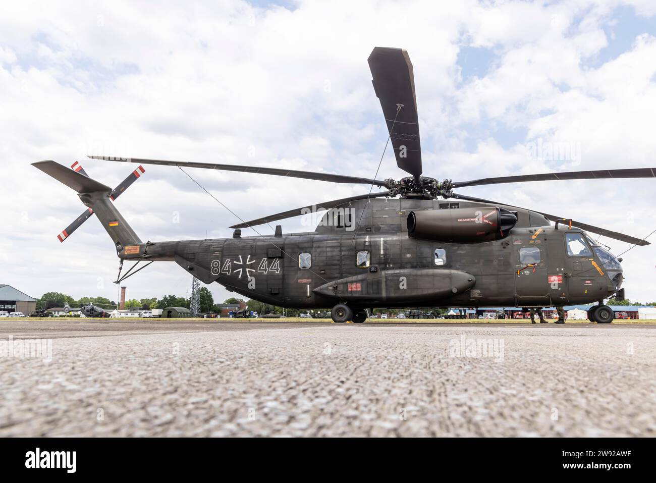 Sikorsky CH-53G helicopter, German Army Air Corps, Bueckeburg Army Airfield, Lower Saxony, Germany Stock Photo