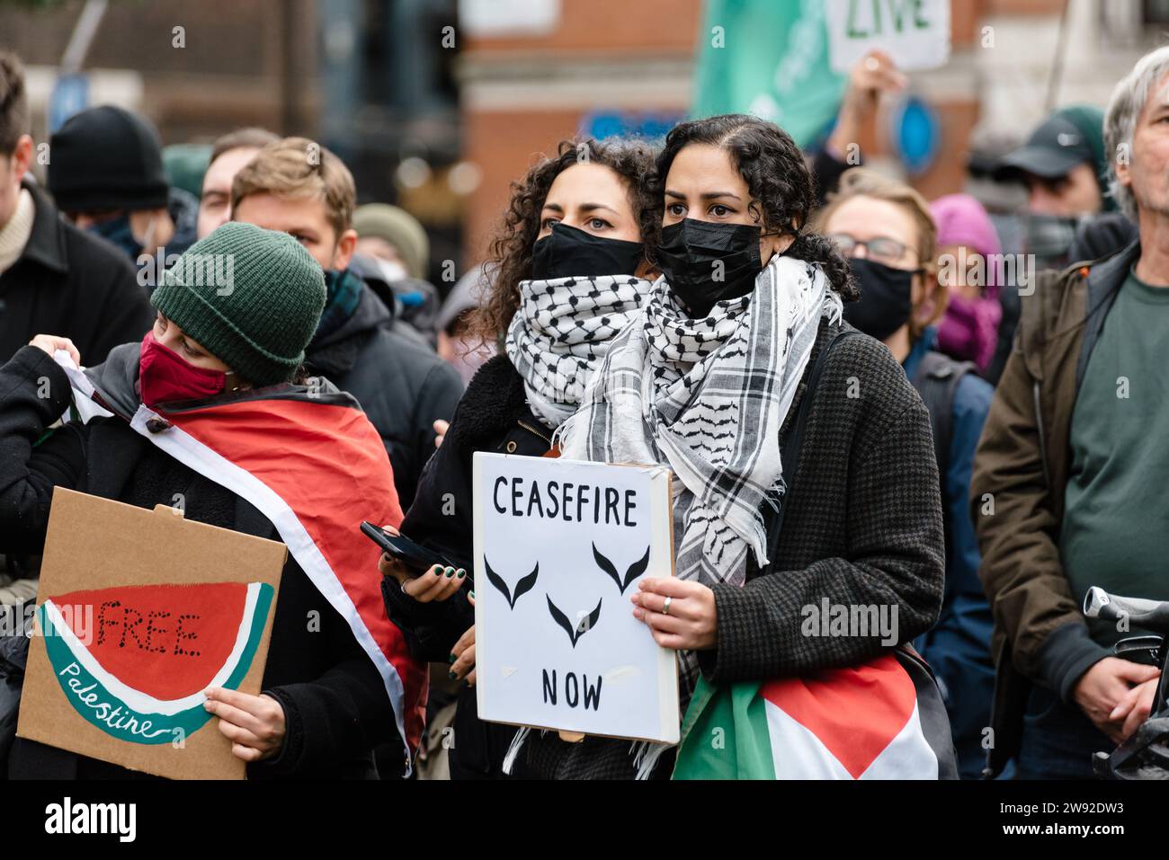 London, UK. 23 December 2023. March Organised By Sisters Uncut In ...