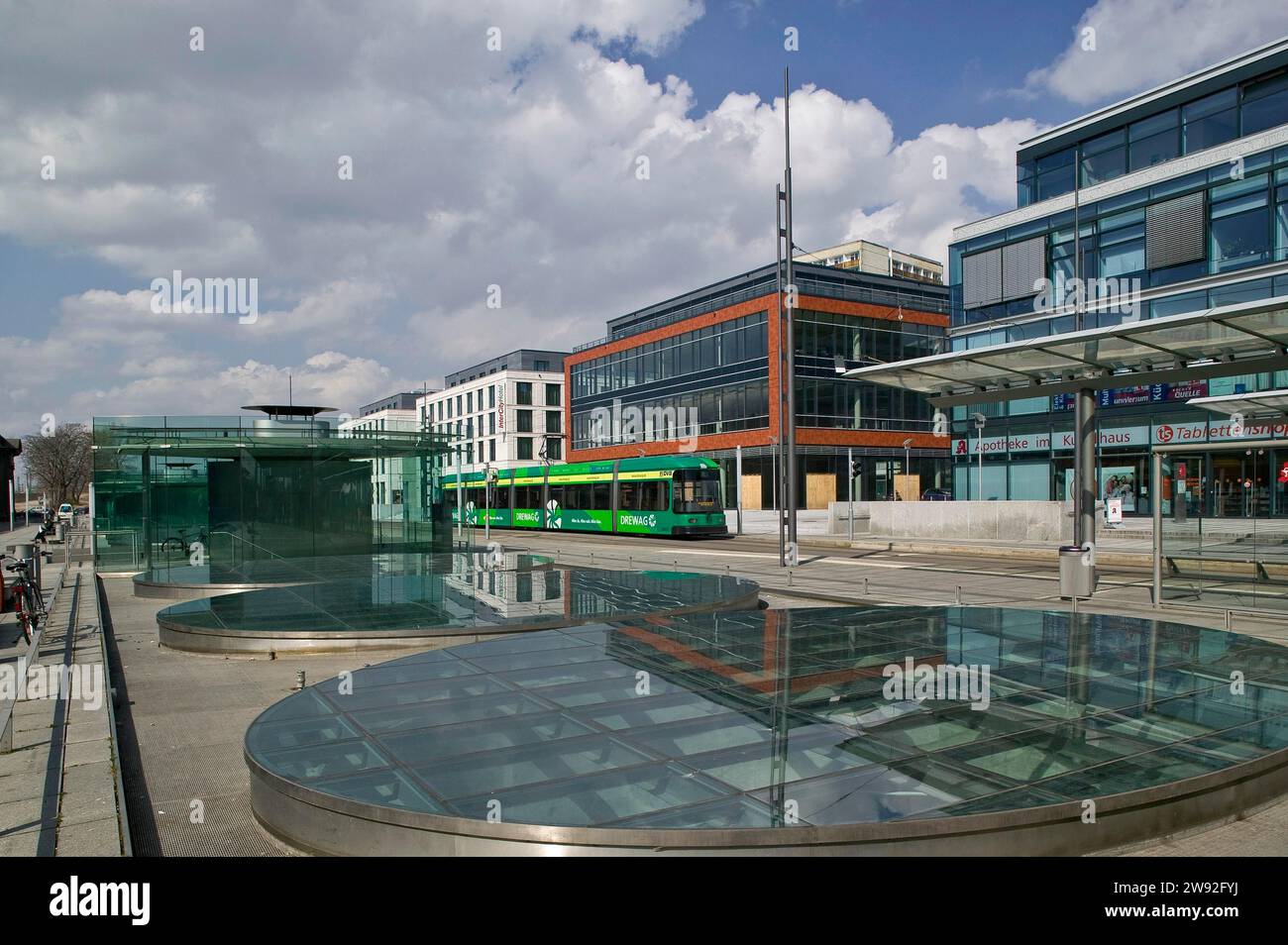 Wiener Platz, the redesigned forecourt of the main railway station with