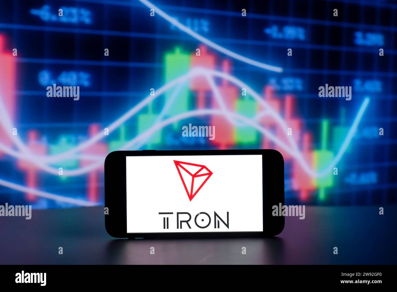 Tron coin hi-res stock photography and images - Alamy