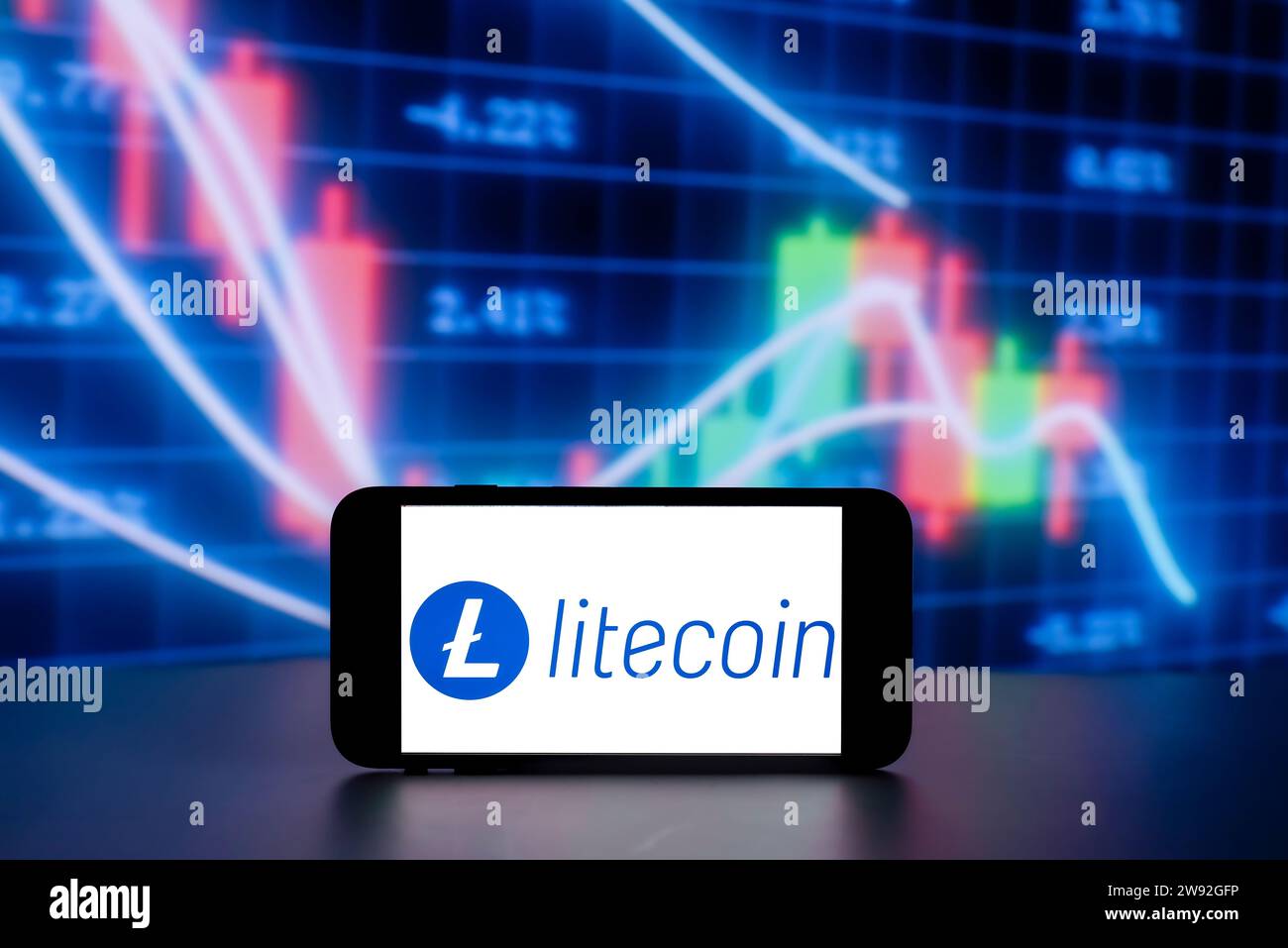 Litecoin logo hi-res stock photography and images - Page 2 - Alamy