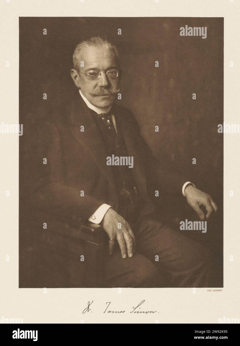 Portrait of Dr. James Simon, Rudolf Dürkopp, 1895 - 1910 ...