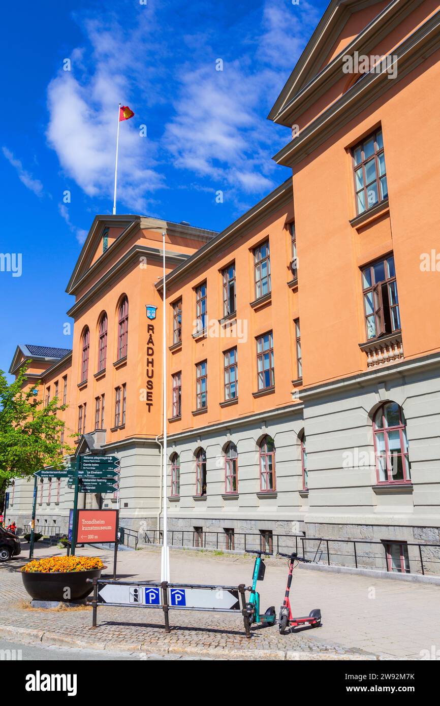 Town Hall, Trondheim, Trondelag County, Norway Stock Photo