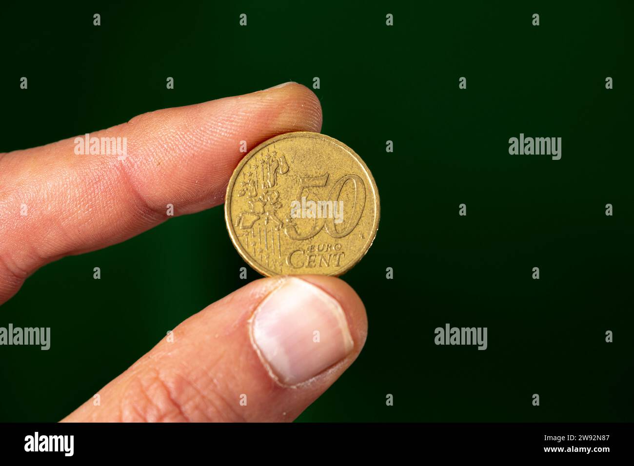 50 euro cent coin hi-res stock photography and images - Alamy