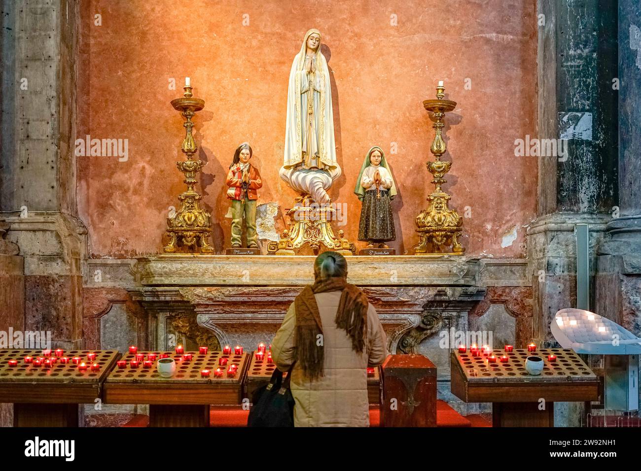religious figures of saints of the catholic church, our lady of Fatima