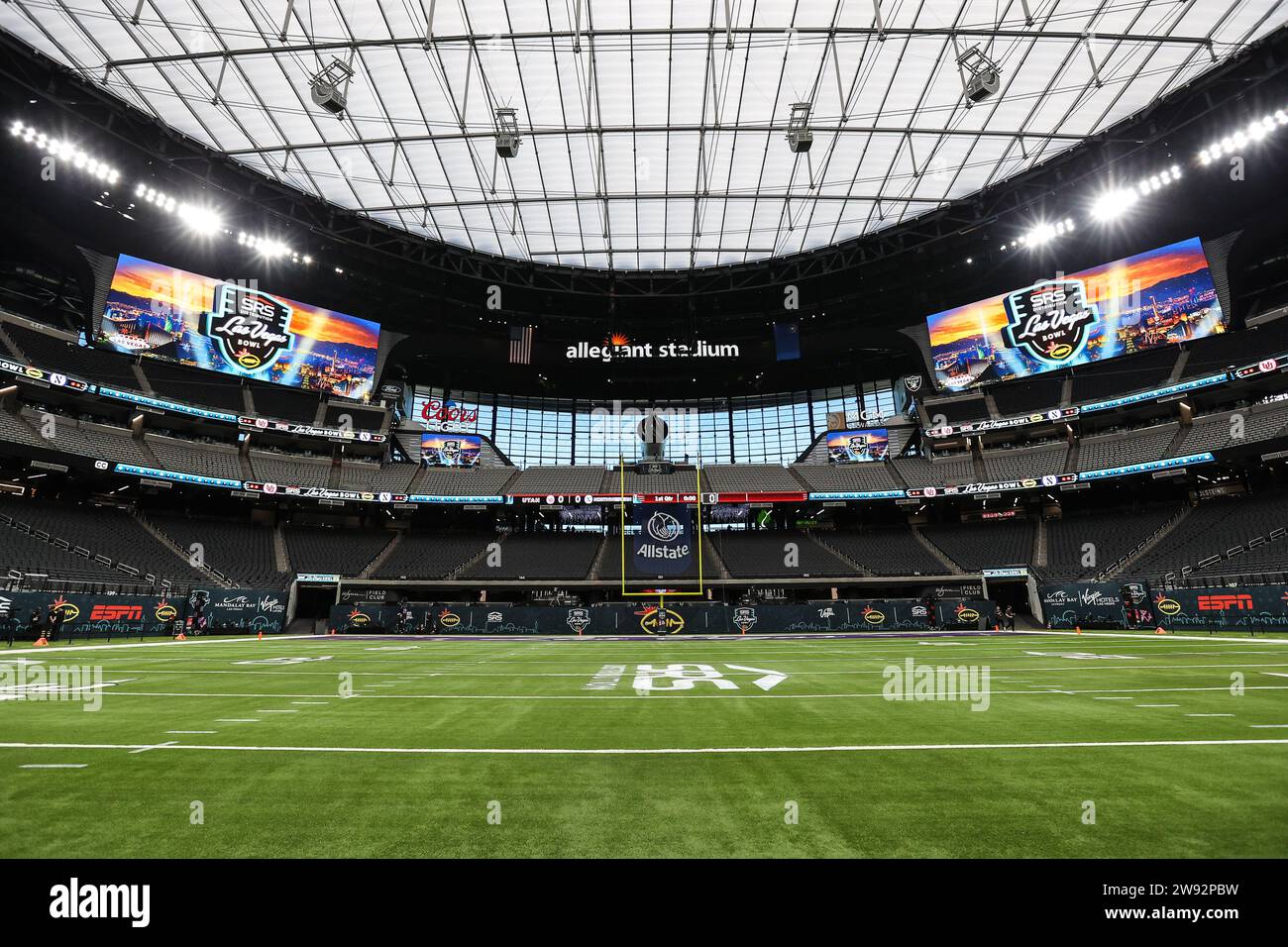 Las Vegas, NV, USA. 23rd Dec, 2023. A field level view of the