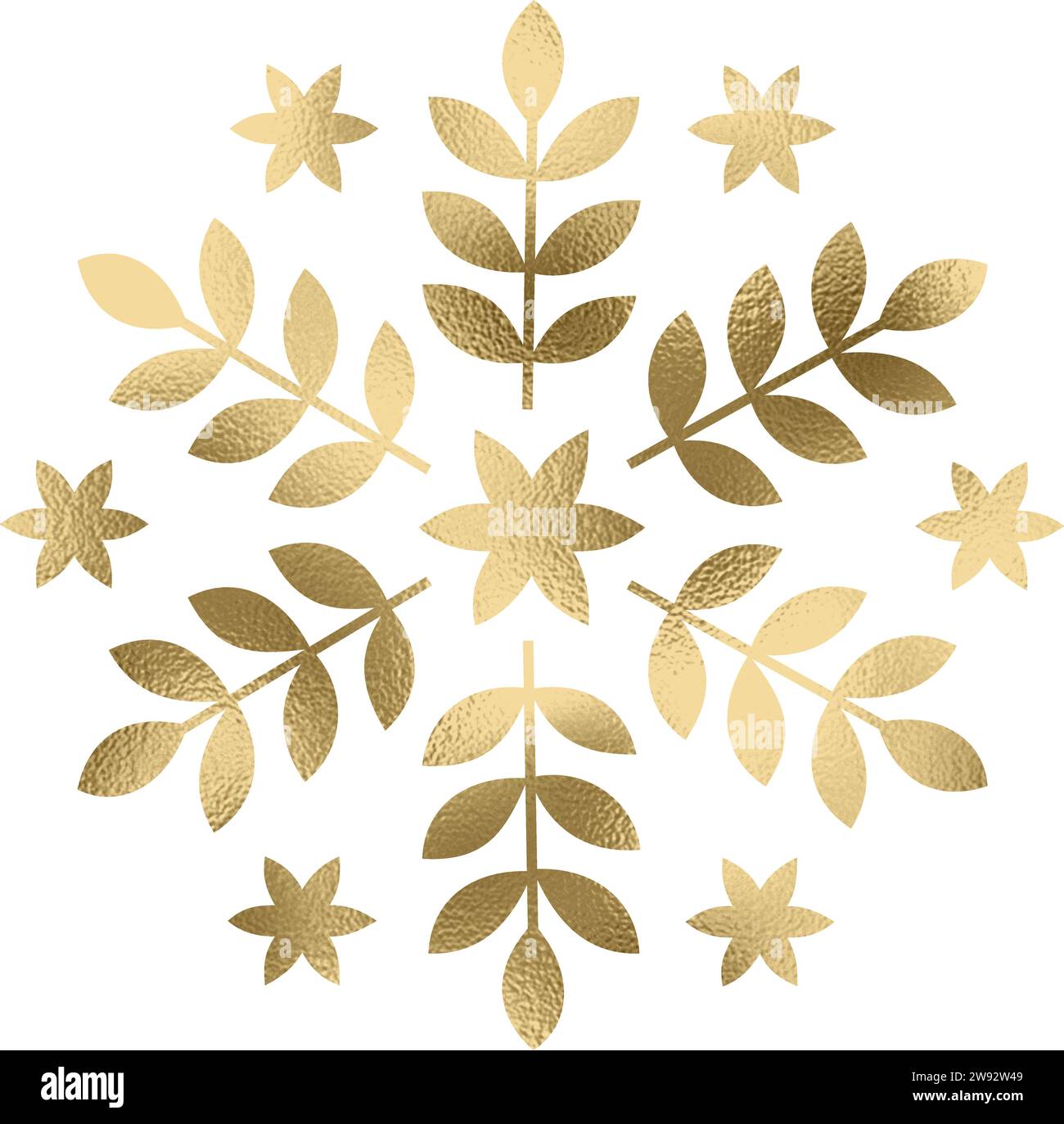 Snowflake gold with transparent background Stock Vector Image & Art - Alamy