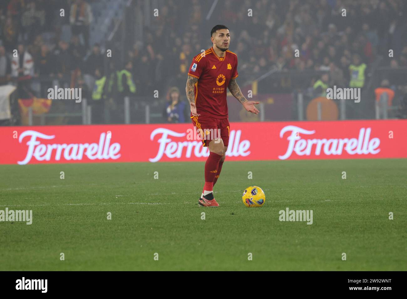 ROMA, Lazio, ITALIA. 23rd Dec, 2023. 12/23/2023 Rome, Olympic Stadium, football match valid for the 2023/24 Serie A championship between AS Roma vs SSC Napoli.In the picture: paredes roma (Credit Image: © Fabio Sasso/ZUMA Press Wire) EDITORIAL USAGE ONLY! Not for Commercial USAGE! Stock Photo