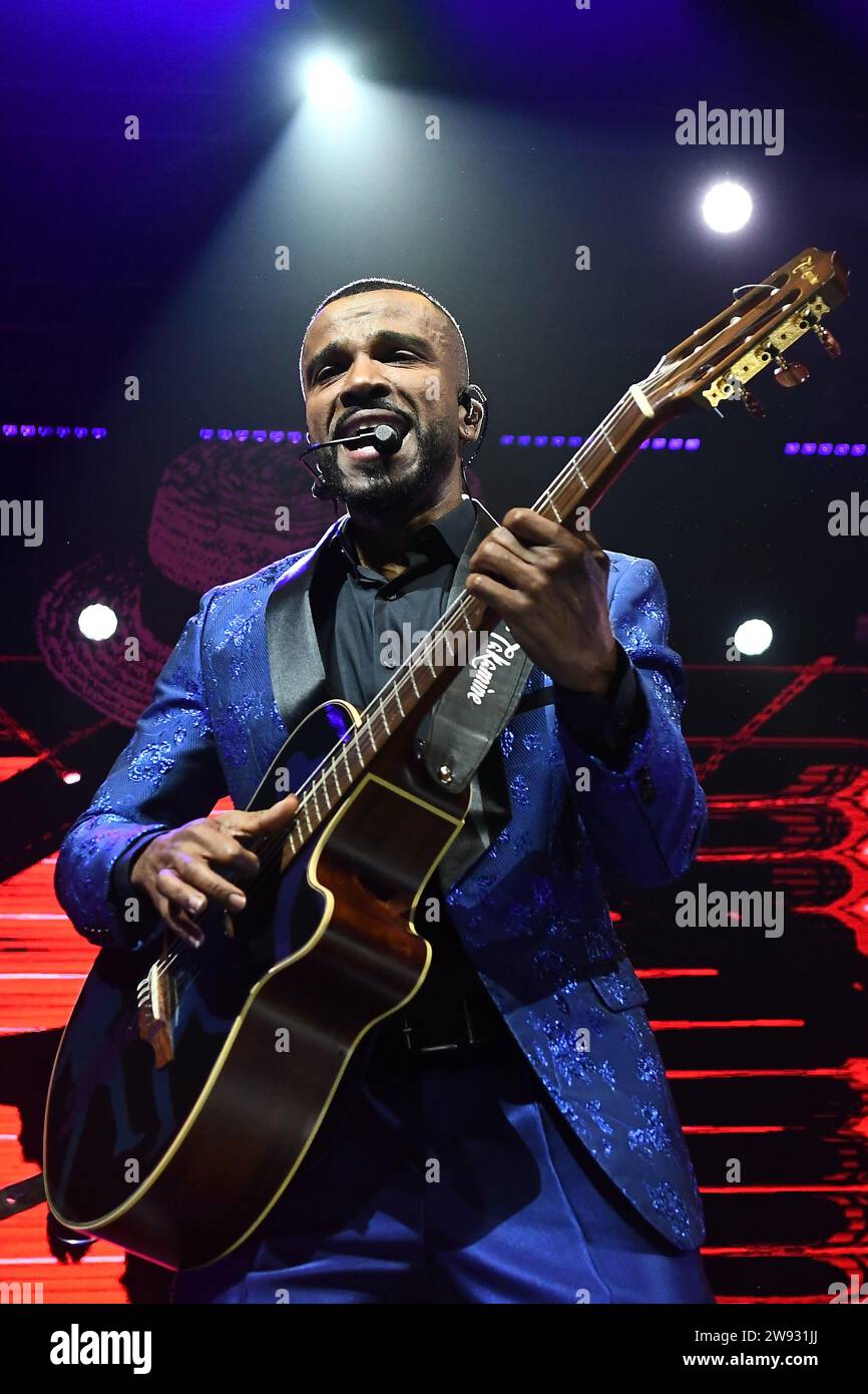 Rio de Janeiro, Brazil, December 16, 2023, Singer Alexandre Pires ...