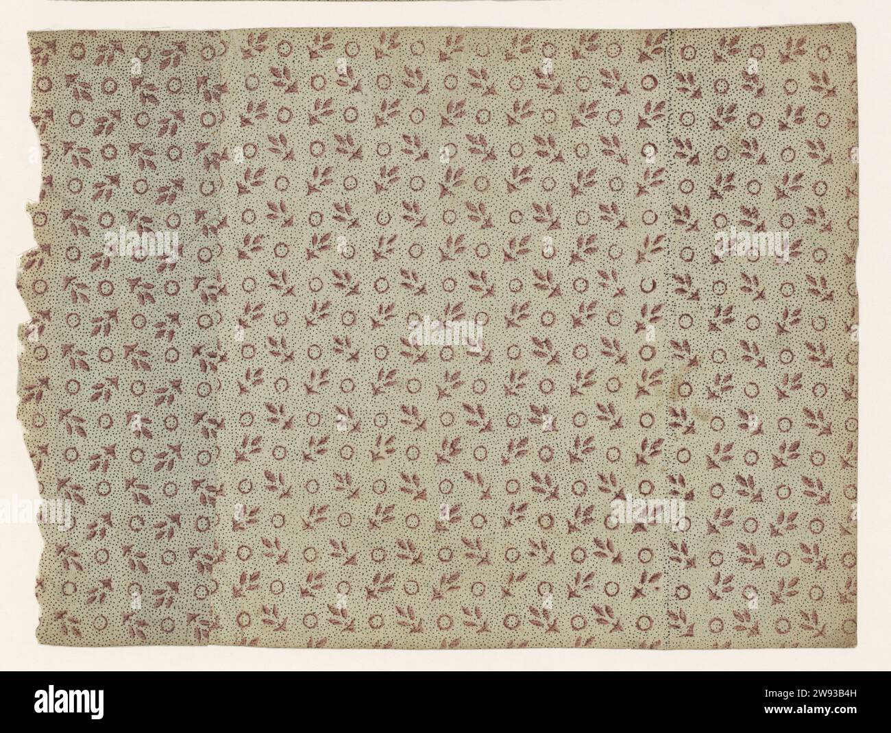 Leaf with spreading pattern of leaf motif and circle on points stock ...