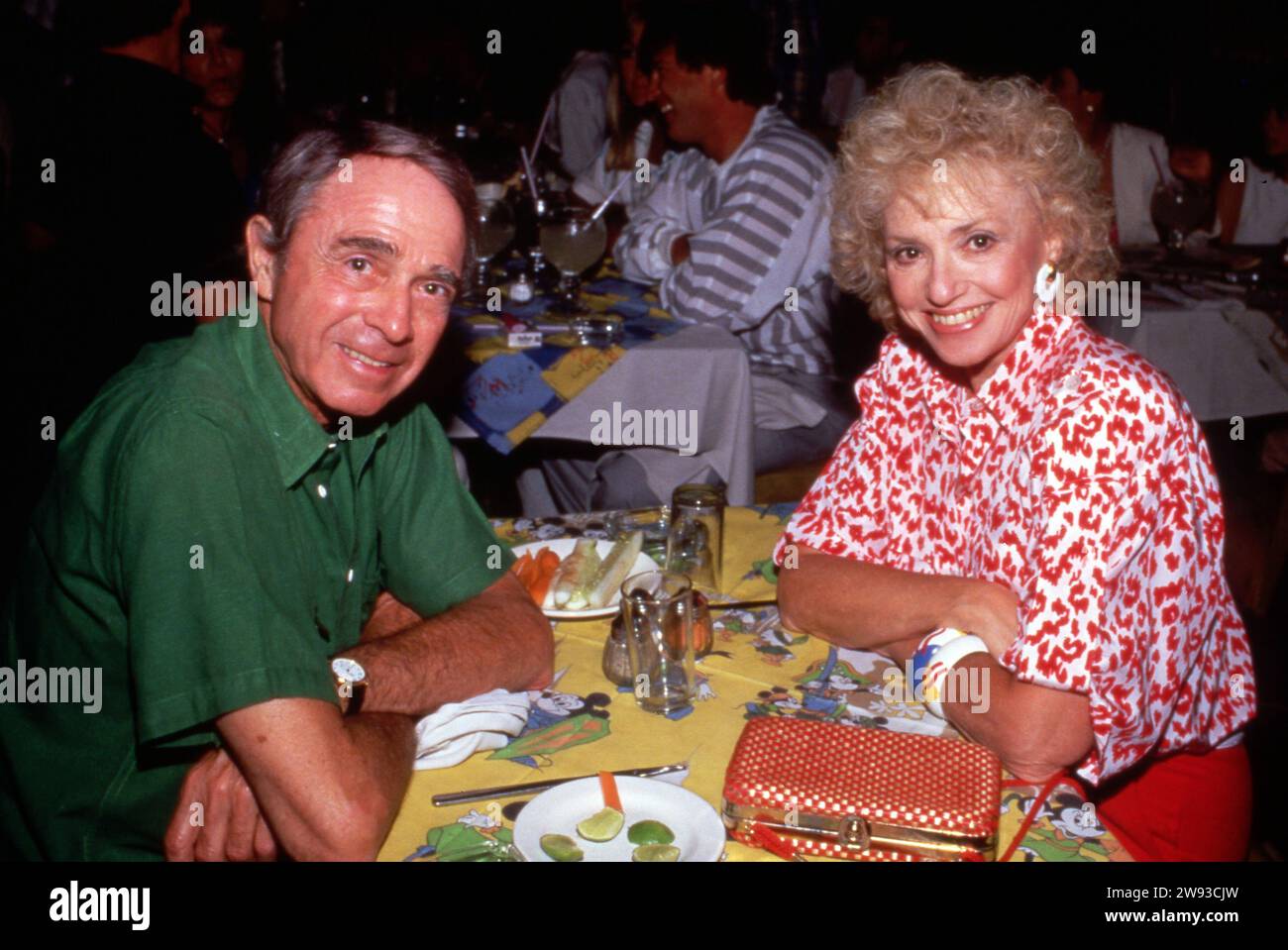 **FILE PHOTO** Selma Archerd Has Passed Away. Army Archerd and Selma Archerd Circa 1980's Credit: Ralph Dominguez/MediaPunch Credit: MediaPunch Inc/Alamy Live News Stock Photo
